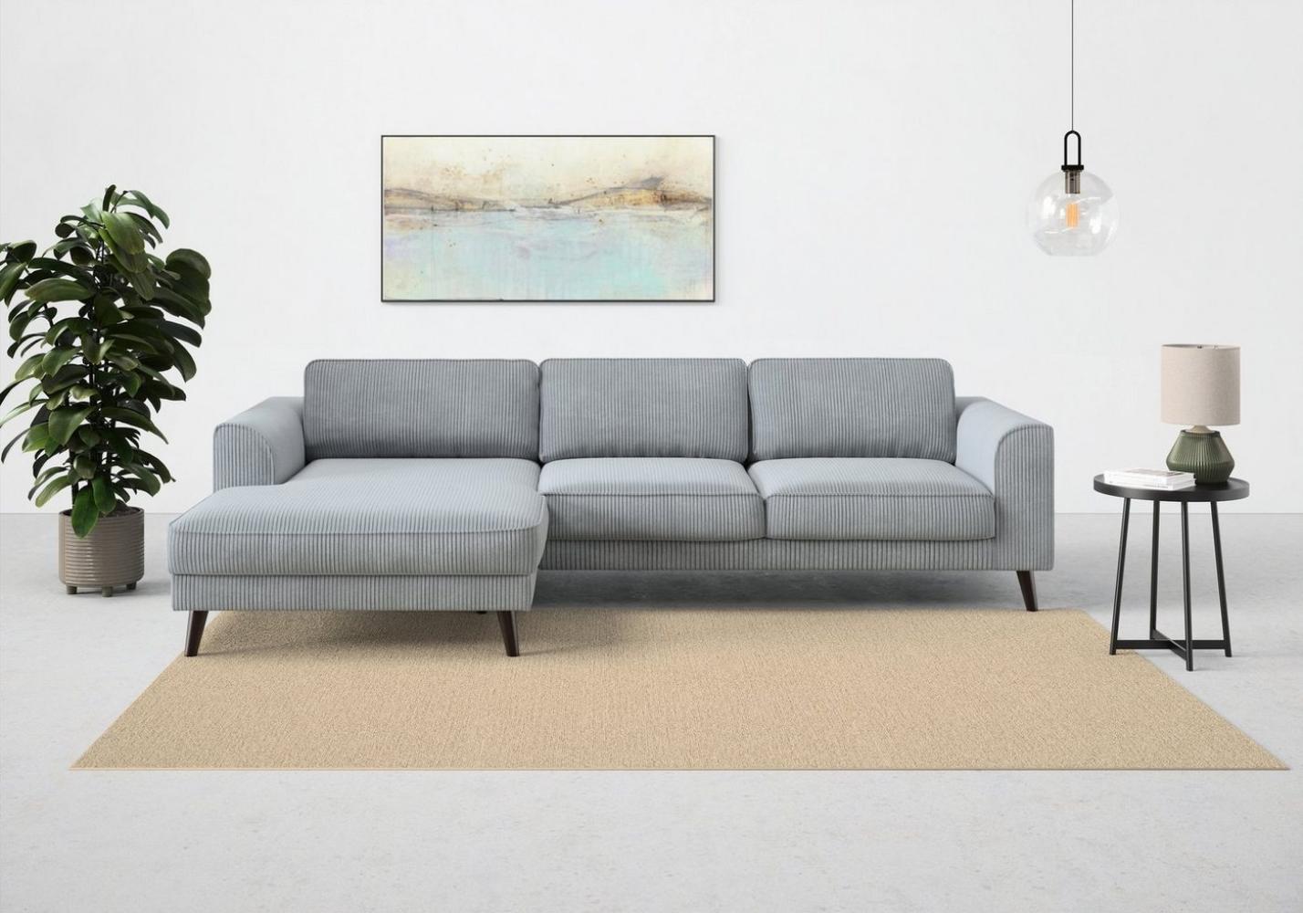 TRENDMANUFAKTUR Ecksofa Lumber Jack, elegantes Designsofa, L-Form, wahlweise mit Bettfunktion u. Bettkasten Bild 1