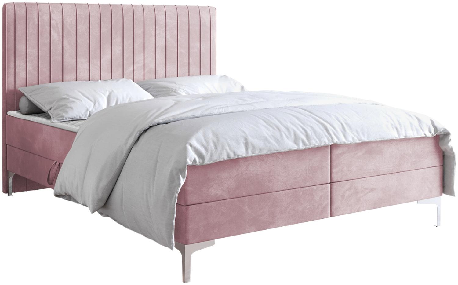 Boxspringbett Primo (Farbe: Manila 09, Größe: 140x200 cm) Bild 1