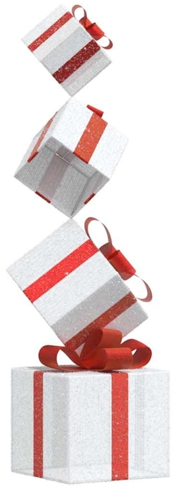 vidaXL Weihnachtsdekoration Geschenkbox 80 LEDs Warmweiß 4019489 Bild 1