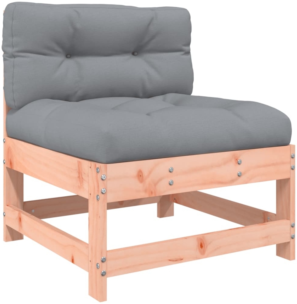 vidaXL Mittelsofa mit Kissen Massivholz Douglasie 825553 Bild 1