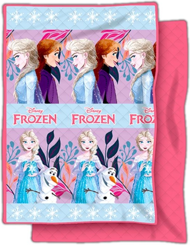 Disney Frozen Steppdecke Bettdecke 250x150 cm Magische Tagesdecke für Mädchen Bild 1