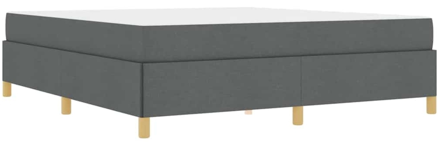 vidaXL Bettrahmen mit Matratze Dunkelgrau 180 x 200 cm Stoff 3398956 Bild 1