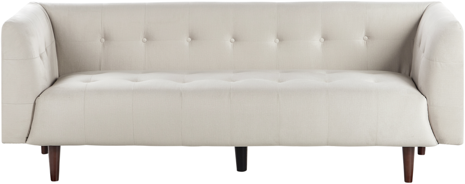 3-Sitzer Sofa Stoff hellbeige BYSKE Bild 1