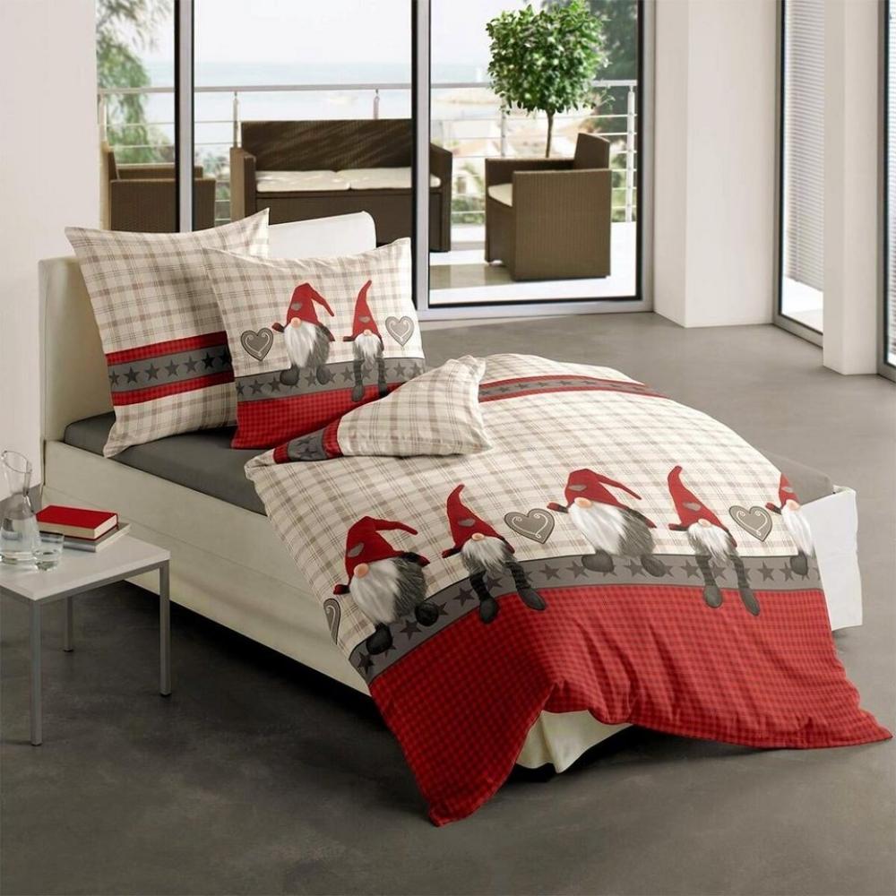 Traumschlaf Biber, Bettwäsche, Wichtelmänner, 155x220 cm + 80x80 cm Bild 1