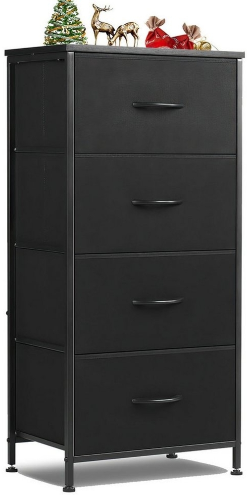 SURFOU Kommode mit Schubladen Sideboard Mehrzweckschrank Schubladenschrank (mit Metallgestell Schubladen aus Stoff), für Schlafzimmer, Wohnzimmer, Kinderzimmer, Flur, Aufbewahrungsschrank Bild 1