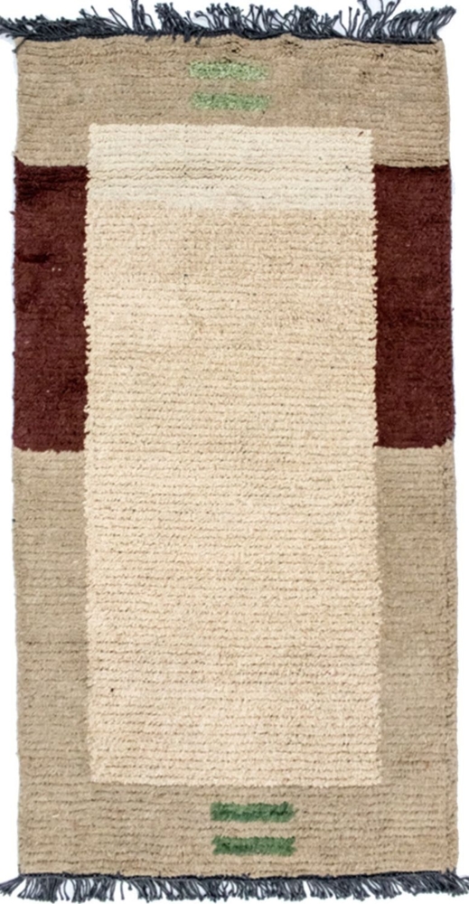 Morgenland Nepal Teppich - 140 x 70 cm - Beige Bild 1