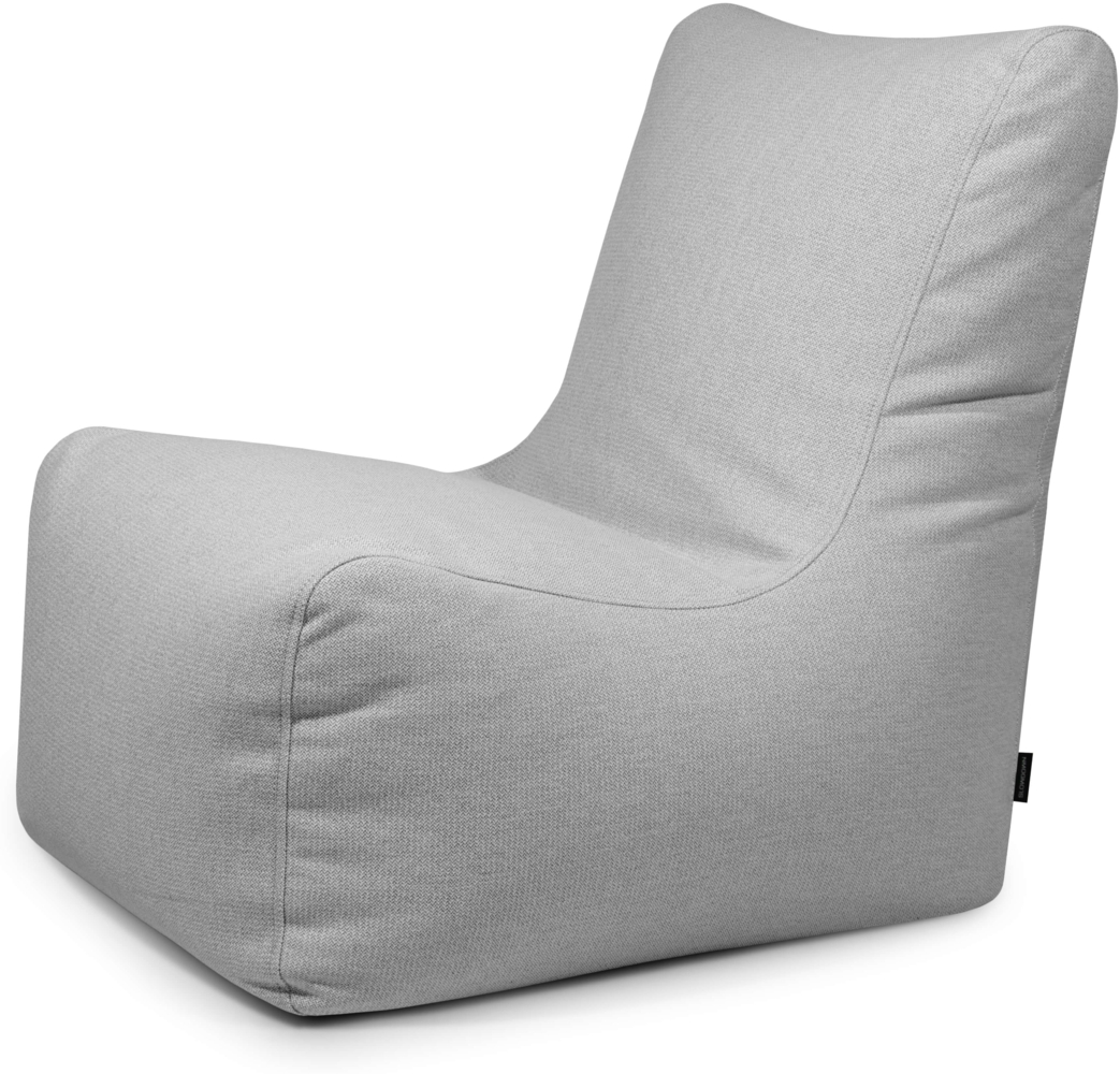 Sitzsack ‘Seat‘, Bezugstoff - Dunes, 100% Olefin, White Grey, 85x105x80 cm cm. Bild 1