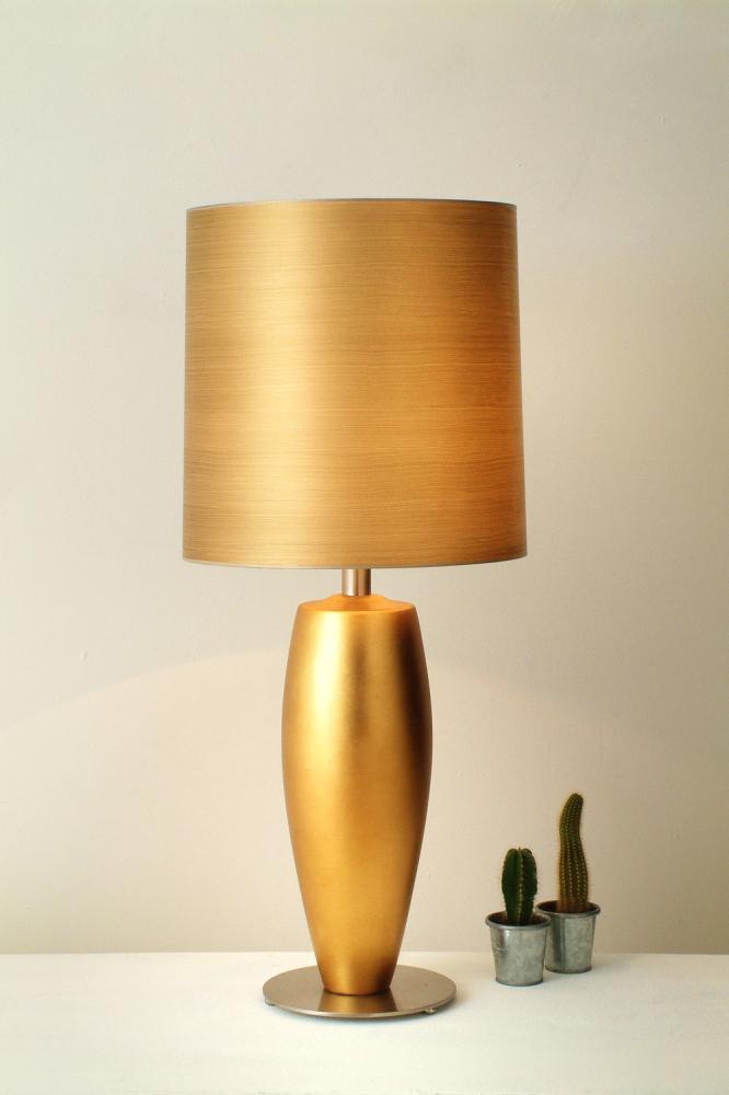 Holländer Tischleuchte 1-Flammig Omega Sottile Grande Fuß Metall vernickelt Bild 1