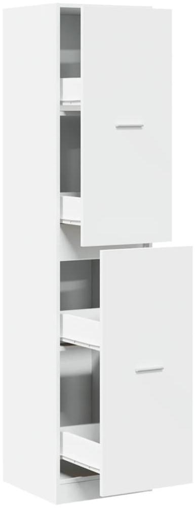 vidaXL Apothekerschrank Weiß 40x41x174,5 cm Holzwerkstoff 3309645 Bild 1