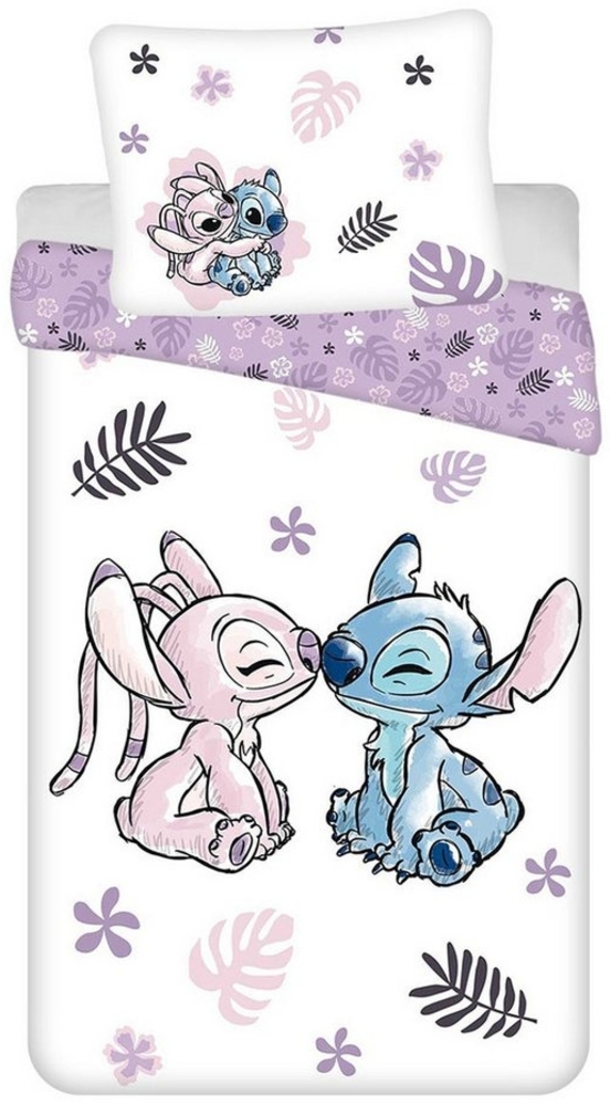 Lilo and Stitch Design Kuschelige Bettwäsche Baumwolle, 140x200 cm & 70x90 cm Bild 1