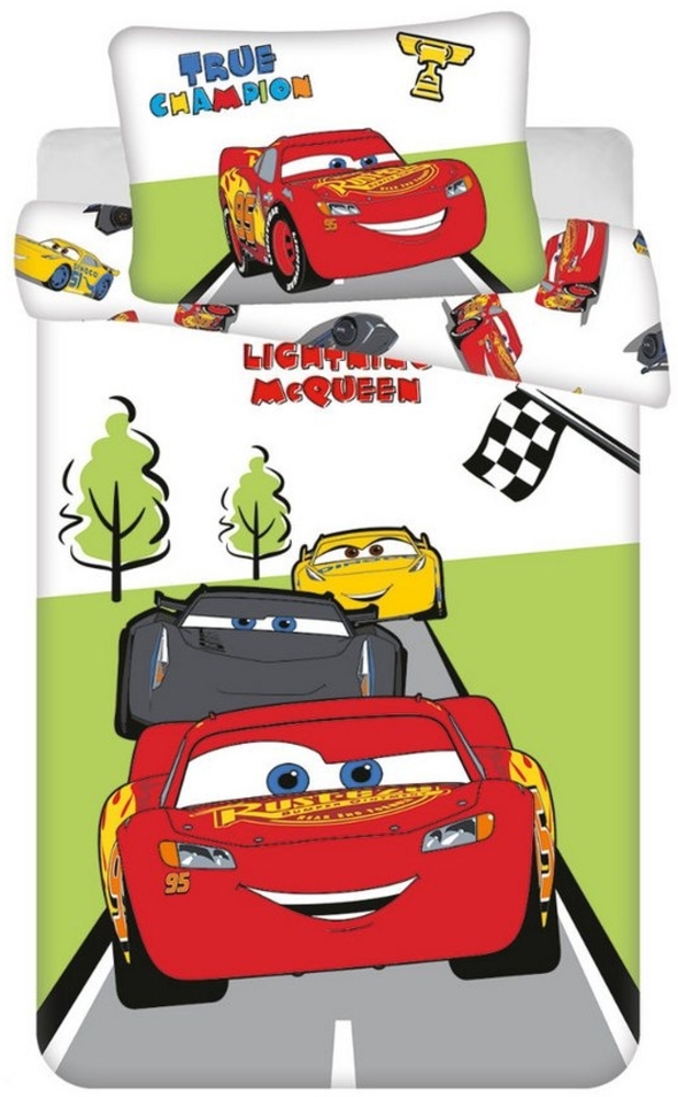 Disney Cars Babybettwäsche 24BS245 100x135 cm + 40x60 cm Bild 1