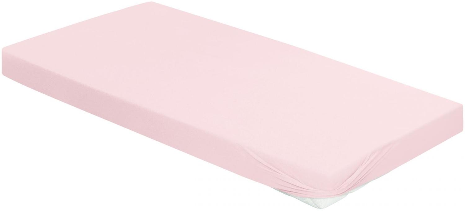 Irisette Mako-Jersey Betttuch Jupiter 0008 rose 150x200 cm 8-63 rose Bild 1