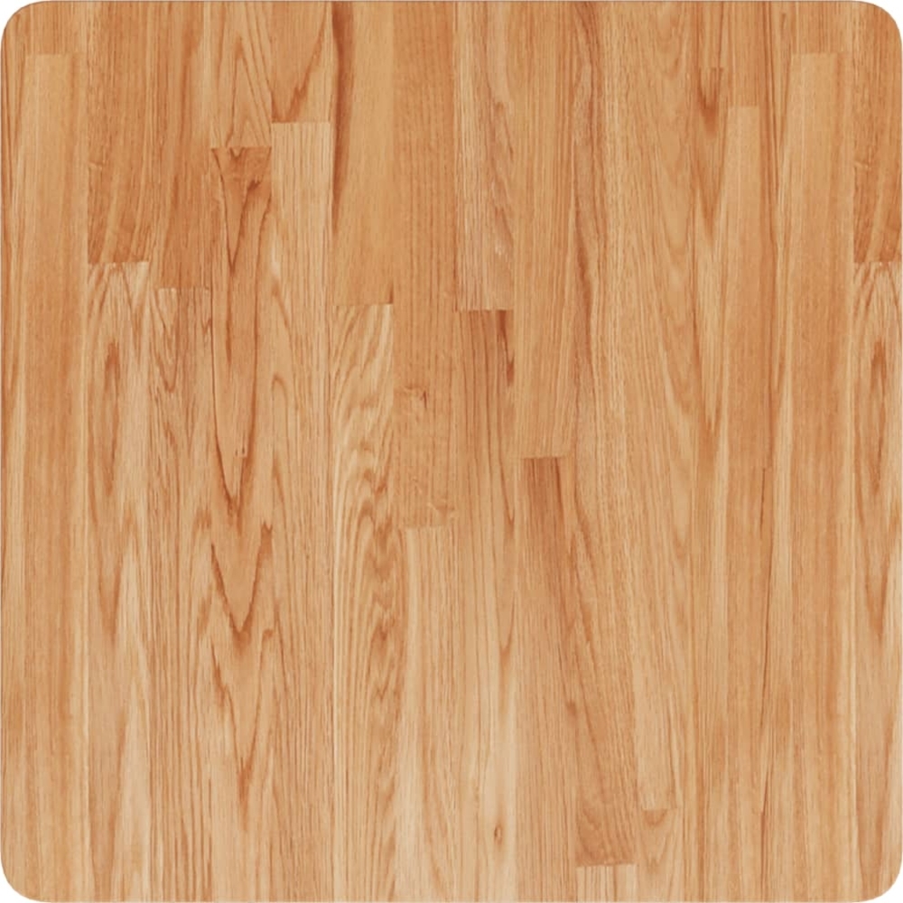 vidaXL Tischplatte Quadratisch Hellbraun 60x60x2,5cm Behandelte Eiche 343030 Bild 1