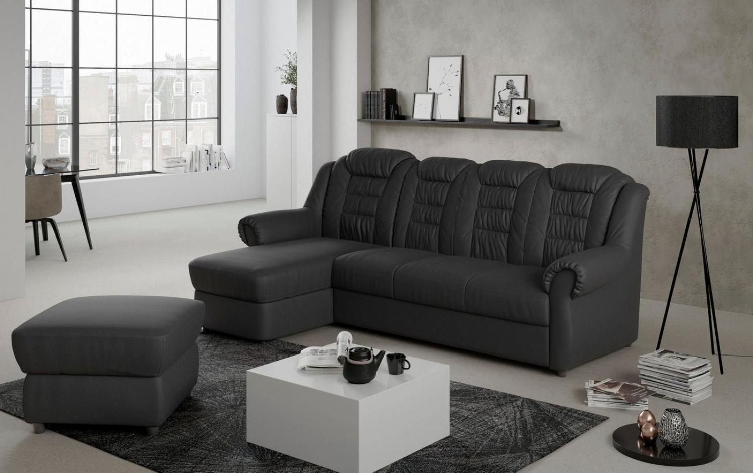 Home affaire Ecksofa Boston L-Form, Gemütliches Ecksofa mit hoher Rückenlehne in klassischem Design Bild 1