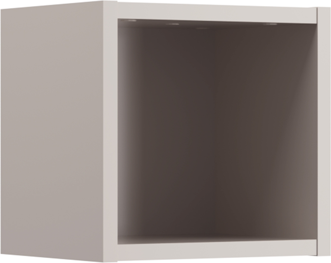 Qubik Oberes Bücherregal (27,9x21,3x26,7cm), Kaschmir matt Bild 1