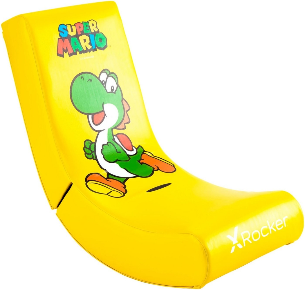 X Rocker Nintendo Super Mario™ Floor Rocker Gaming-Bodensessel im Yoshi Design für Kinder & Bild 1