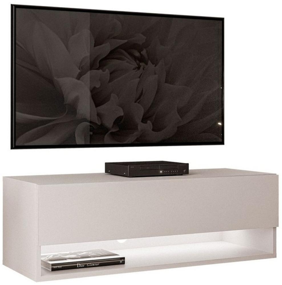 Lookway Lowboard CALANTE 90 cm RTV Hängeschrank mit LED-Beleuchtung Bild 1