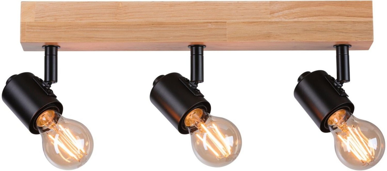 Paulmann 66772 Spotlight Arvid 3-flammig E27 230V max. 20W Schwarz Holz Bild 1