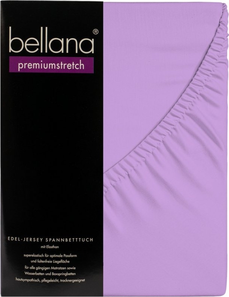 bellana Spannbettlaken Bellana premiumstretch, Jersey, Gummizug: rundum, (1 Stück), 165g/m², 95% gekämmte Mako Baumwolle, 5% Elasthan Bild 1