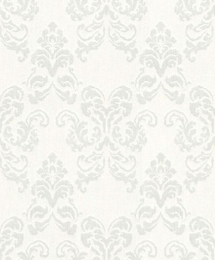 Casa Padrino Barock Textiltapete Creme / Grau 10,05x0,53 m - Deko Accessoires im Barockstil Bild 1