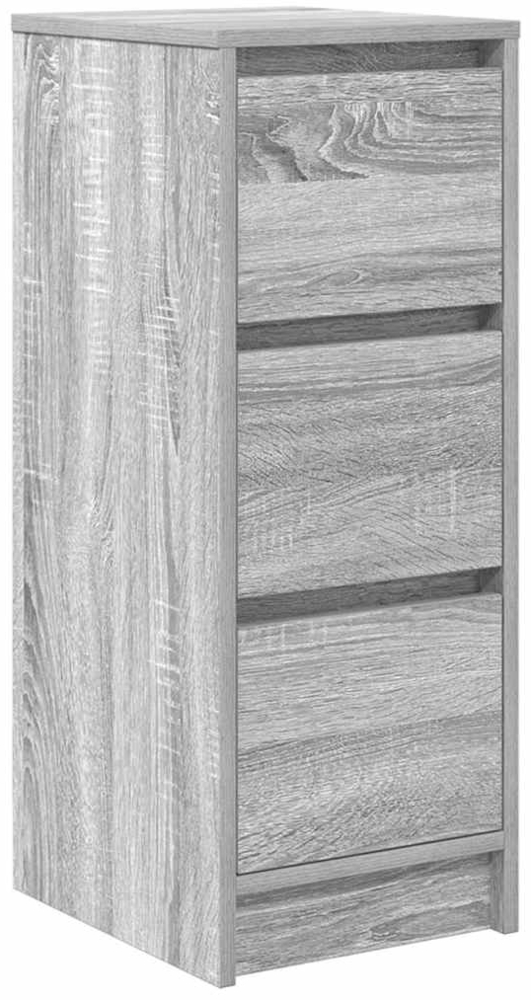 vidaXL Sideboard Grau Sonoma 29,5x34x76 cm Holzwerkstoff 861639 Bild 1