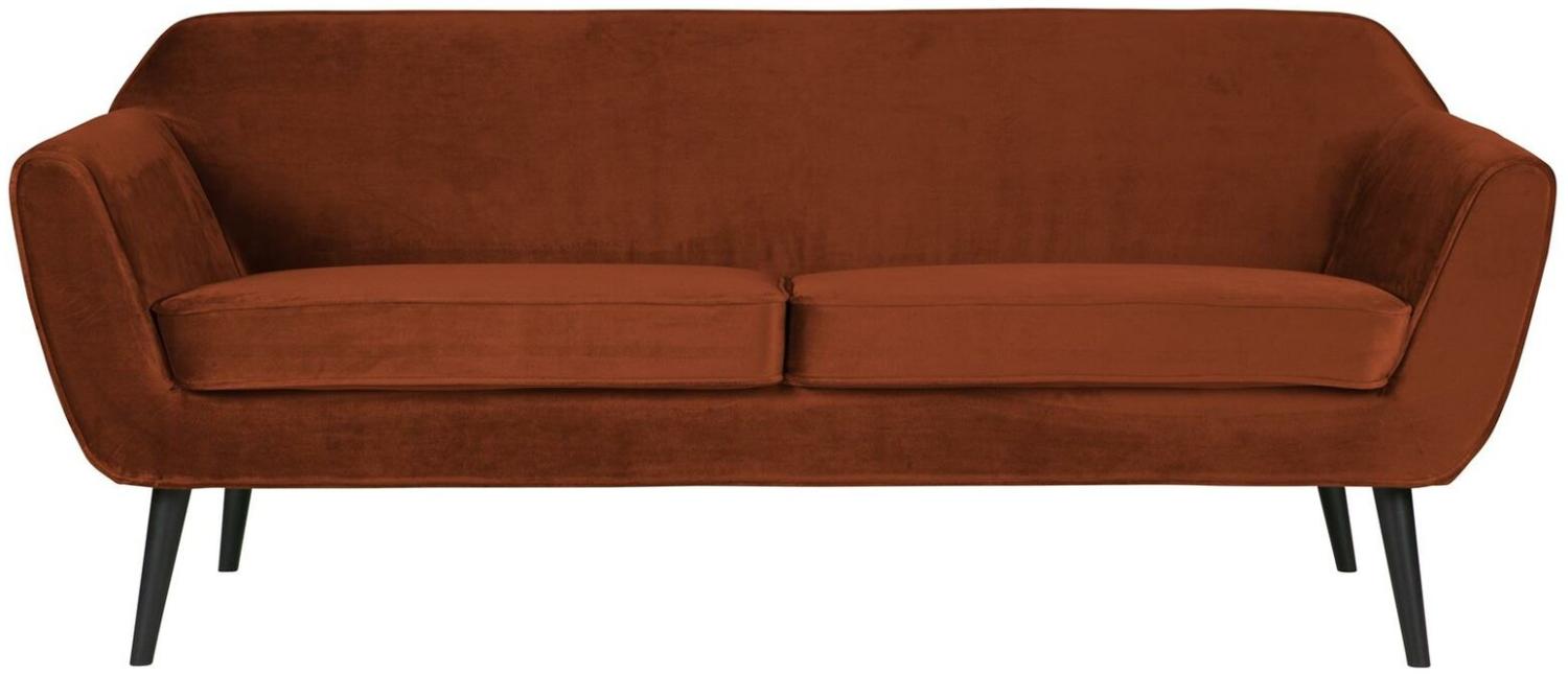 WOOOD Rocco Sofa 187 cm Samt Rust Bild 1