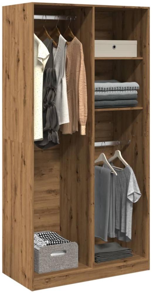 vidaXL Kleiderschrank Artisan-Eiche 100x50x200 cm Holzwerkstoff 3307773 Bild 1