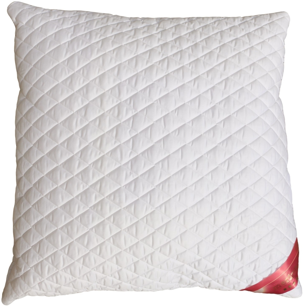 Merino Schafschurwolle Kissen Wollkissen fest 80x80 cm versteppt 100% Natur Bild 1