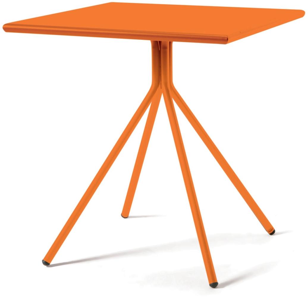 Balkontisch Rick 70x70x75 cm orange Bild 1