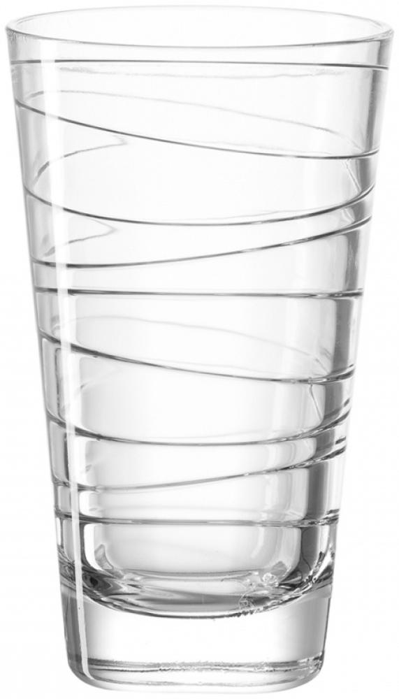 Leonardo 'Vario Struttura' Trinkglas, Kalk-Natron Glas, 280 ml, 1x Trinkglas, Transparent Bild 1