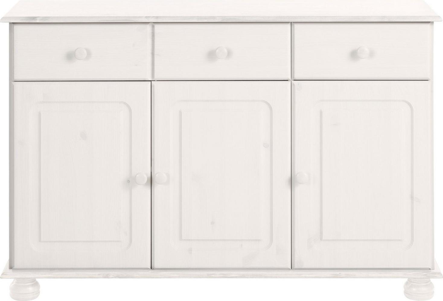 Home affaire Sideboard Mette, Kommode mit gefrästen, kugelförmigen Füßen, Breite 120 cm Bild 1