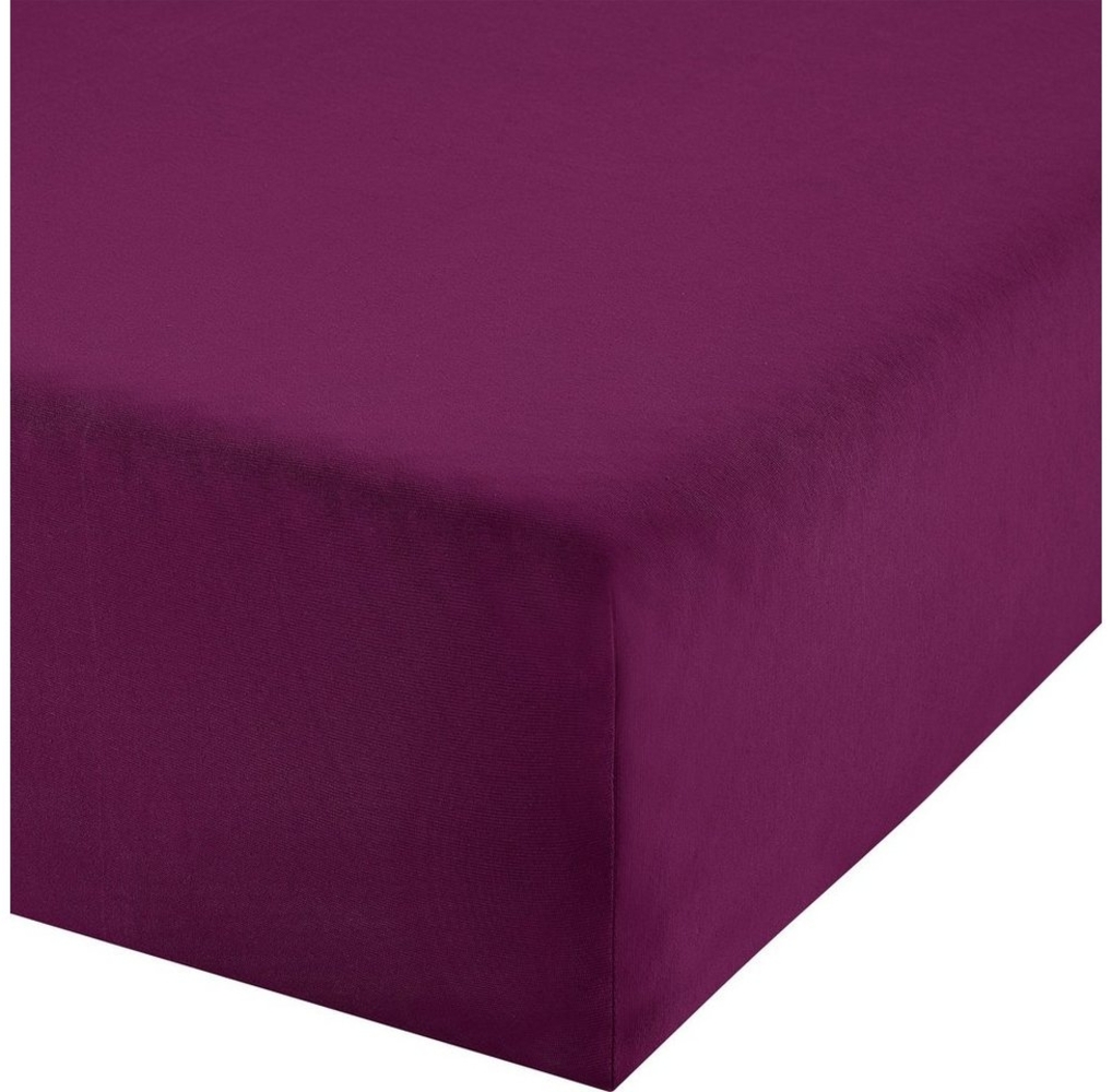 REDBEST Spannbettlaken Boxspring-Spannbettlaken "Denver", Jersey, Gummizug: Rundumgummi, (1 Stück), Elasthan-Jersey-Stretch Uni Bild 1