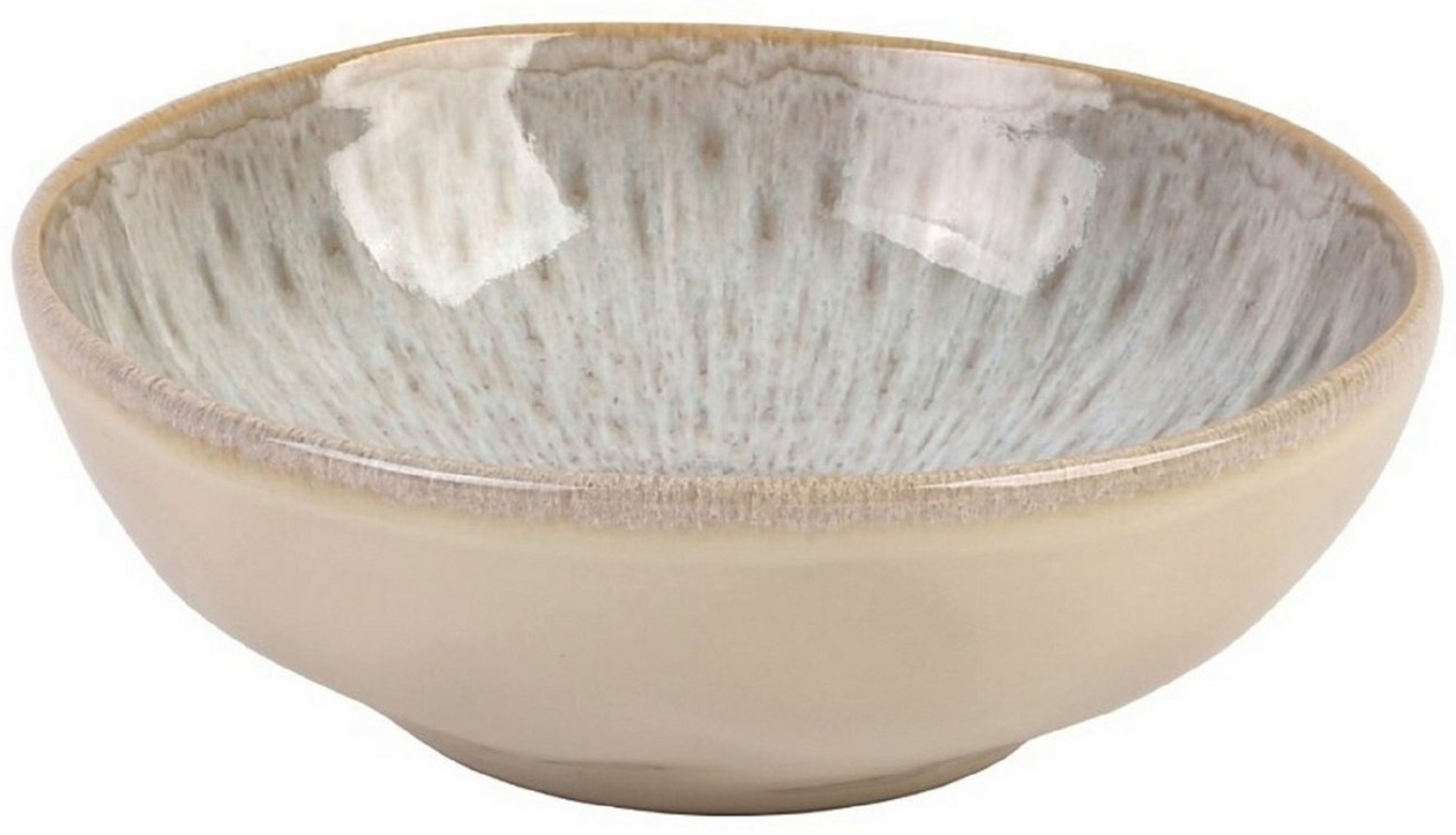 Salatschüssel 18 cm Ø Serie Alythia für stilvolle Tischdekoration Beige Bild 1