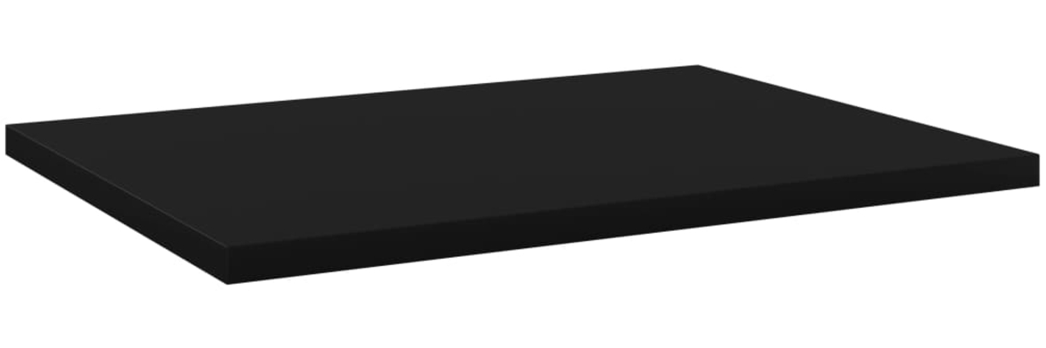 vidaXL Bücherregal-Bretter 4 Stk. Schwarz 40x30x1,5 cm Holzwerkstoff 805156 Bild 1