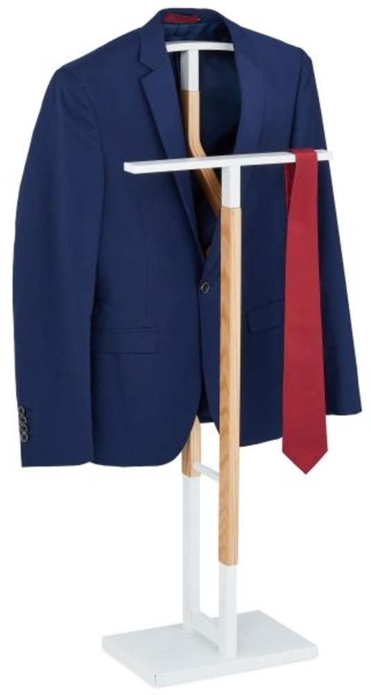 Herrendiener in Weiß & Holzoptik 10048755 Bild 1