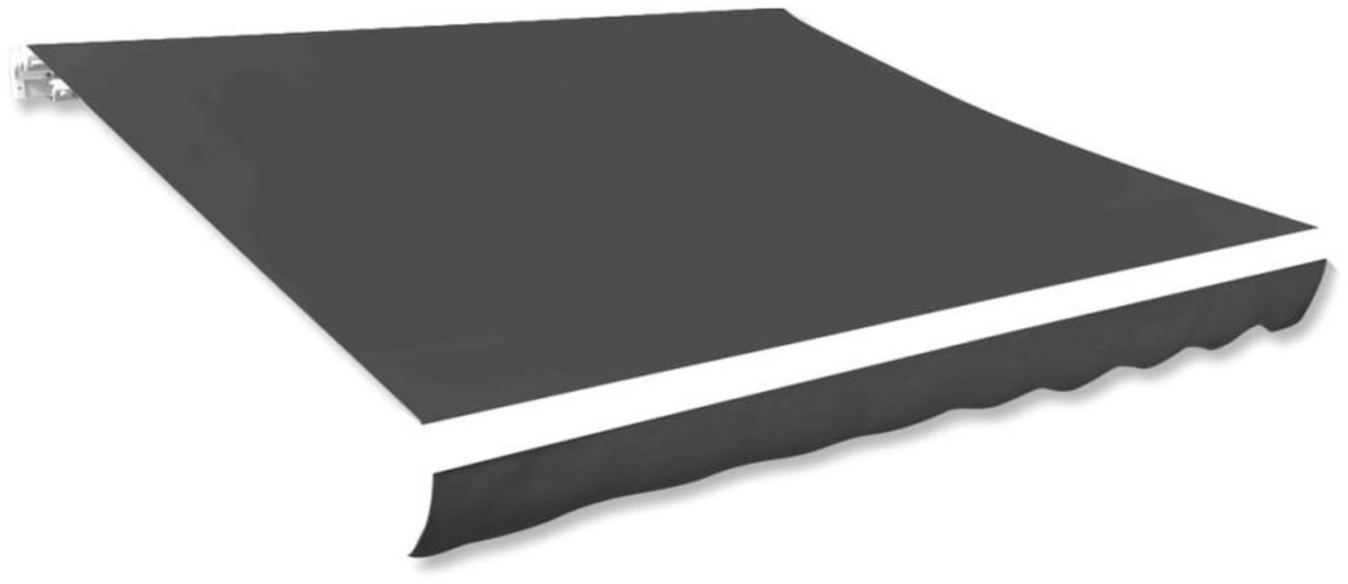 DOTMALL Markise Markisenbespannung Canvas Anthrazit 450x300 cm Bild 1