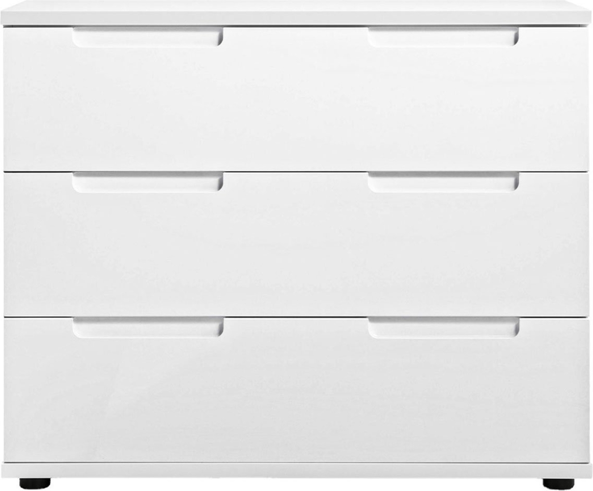 Kommode self Nelli 8, Holzwerkstoff, Weiß, 90 x 74 x 40 cm Bild 1