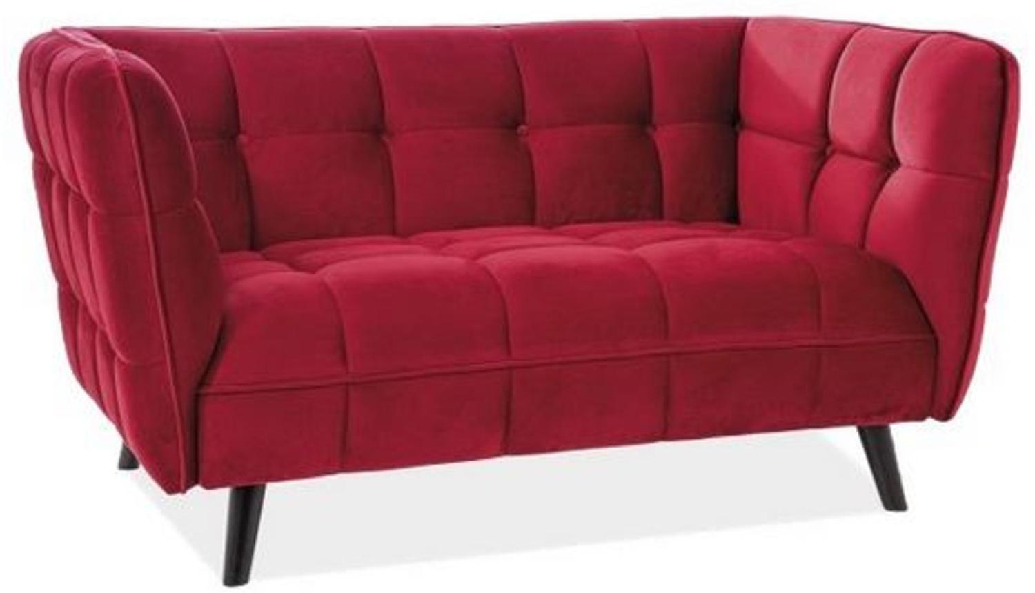 Casa Padrino Luxus Wohnzimmer Sofa mit edlem Samtstoff 145 x 85 x H. 78 cm - Luxus Möbel Bild 1