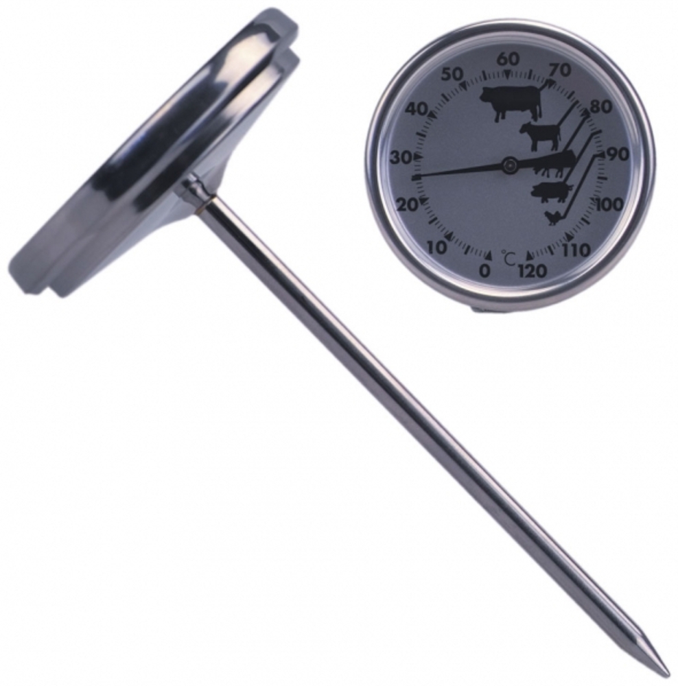 STÄDTER Grill- und Braten-Thermometer, Edelstahl, 12 cm Bild 1