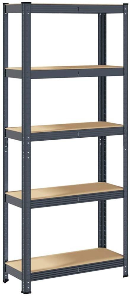 vidaXL Lagerregal mit 5 Böden Anthrazit Stahl & Holzwerkstoff 4016942 Bild 1