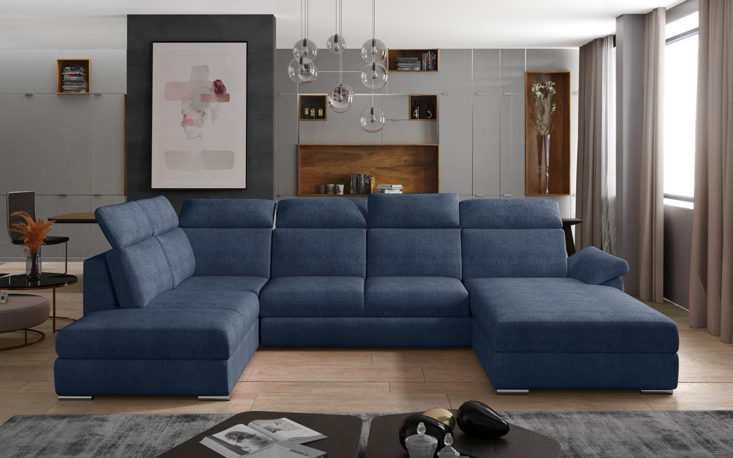 Wohnideebilder Evanell Blau Ecksofas & Eckcouches Evl_30 Bild 1