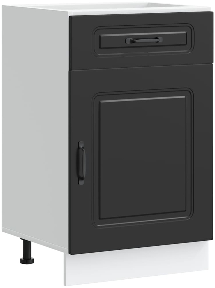 vidaXL Küchenunterschrank Kalmar Schwarz Holzwerkstoff 853478 Bild 1