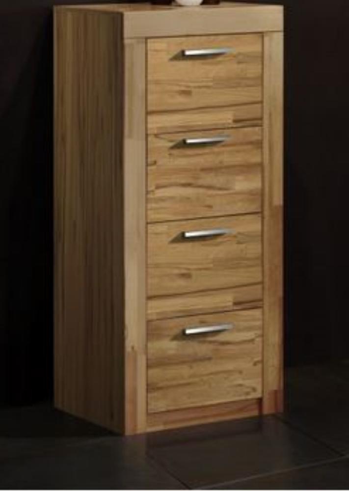 Schubkastenkommode Kernbuche Anrichte Highboard - (823) Bild 1