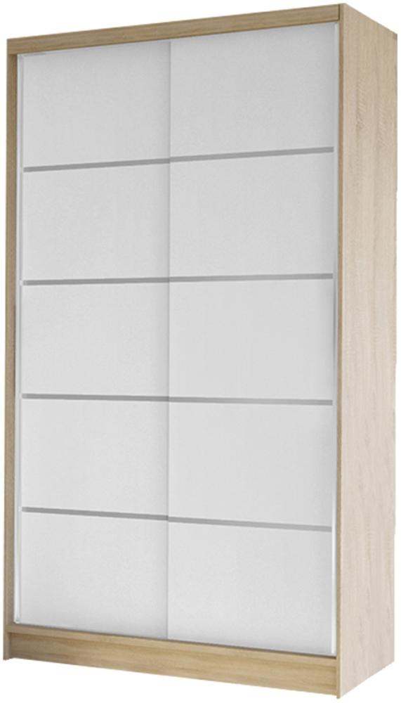 Schiebetürenschrank Camtalo IV (Farbe: Sonoma Eiche / Weiß) Bild 1