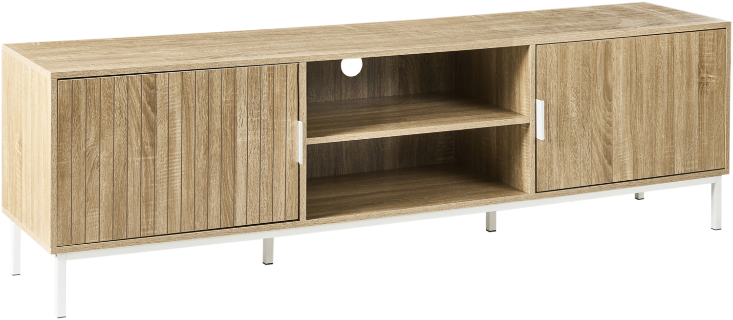 TV-Möbel ROYALLA Hellbraun Bild 1