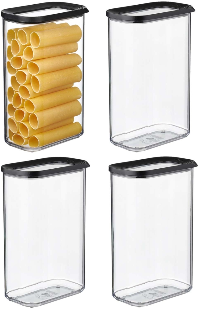 Mepal MODULA Vorratsdose 2000 ml 4er Set schwarz Bild 1