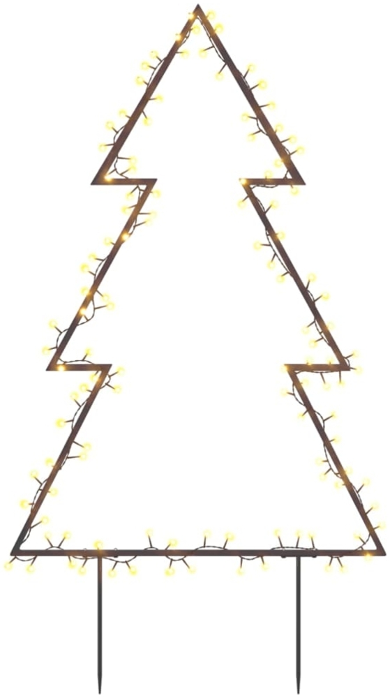 vidaXL Weihnachtsbaum mit Erdspießen und 115 LEDs 90 cm 357718 Bild 1