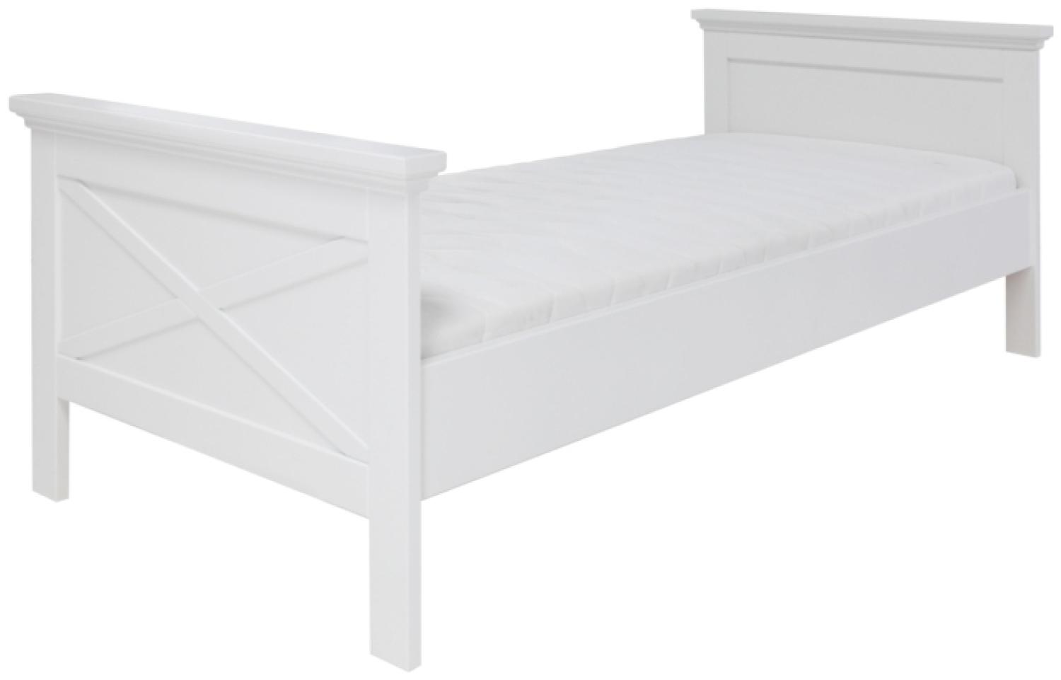 Kidsmill Savigno Bett Weiß mit Kreuz 90 x 200 cm W Bild 1