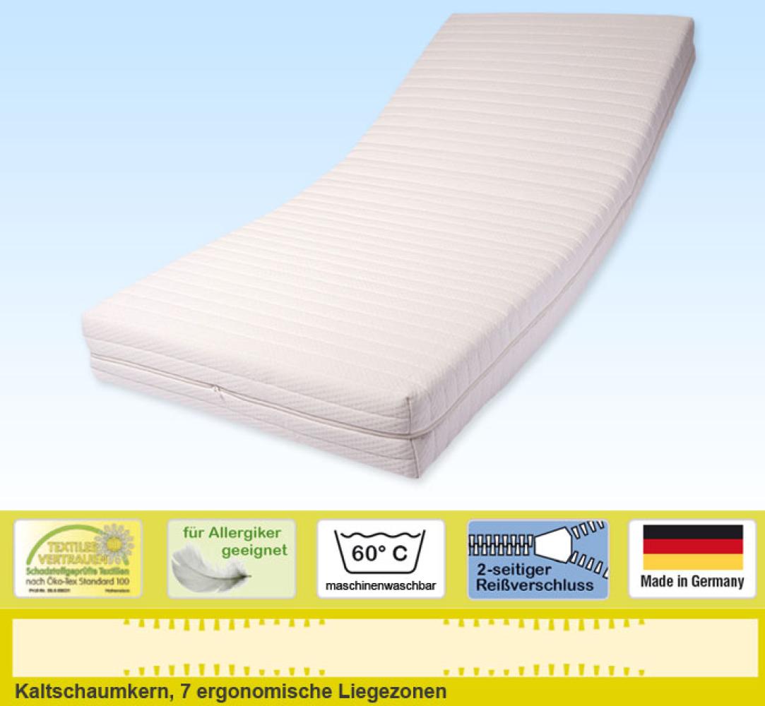 Doctor Sleep 'mediluxus' Matratze 100x200 cm, H2 (HR 45), Kernhöhe 16,5 cm, Bezug: Medicool® Bild 1