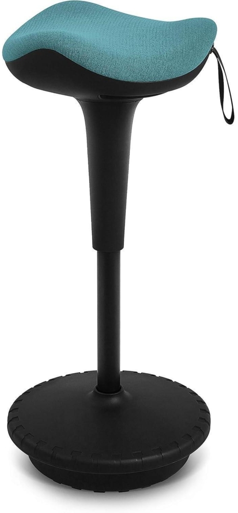 Ergonomischer Arbeitshocker Hochverstellbarer Stehhilfe Blau Bild 1